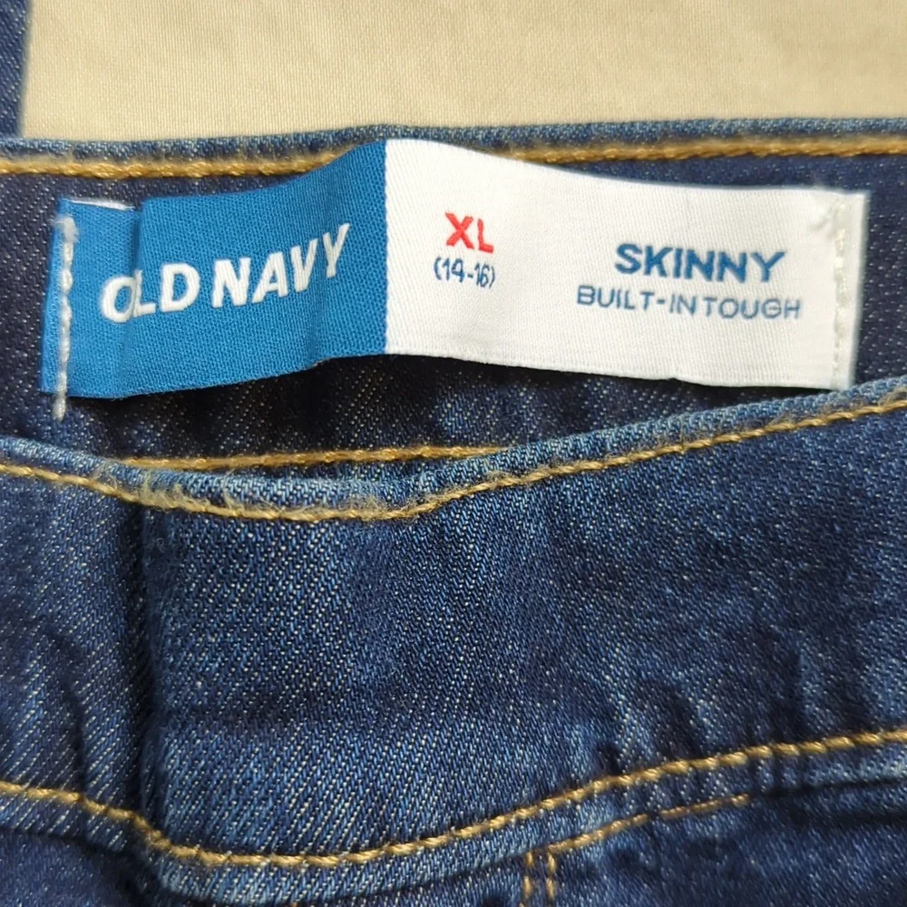 OLD NAVY Girls XL Jeans 14/16 Pull On Denim Skinny